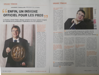 « Enfin, un insigne officiel pour les professionnels de l’immobilier ! », Jean-Marc Torrollion